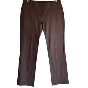 Theory mid rise straight leg cotton blend dress pants size 8 excellent condition